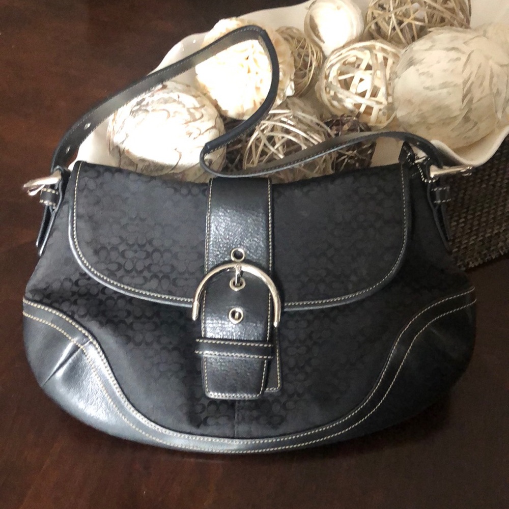 Coach Signature Canvas/Leather Purse